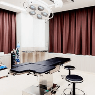 品川スキンクリニック 神戸院の二重整形を受ける手術室