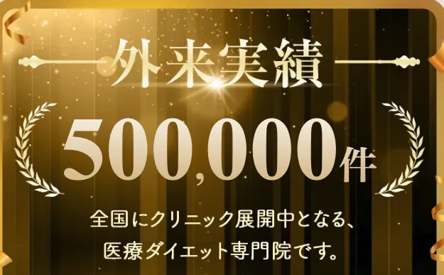 ディオクリニックの外来実績は50万円