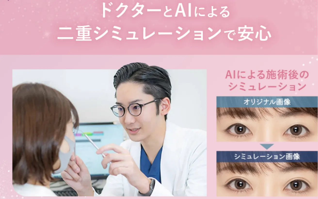 ドクターとAIによるシミュレーションで仕上がりイメージを視覚化する