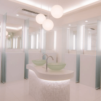 ブランクリニック金沢院の医療脱毛を受けた後のパウダールーム