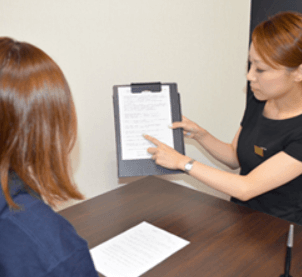 金沢中央クリニックのカウンセリングの様子