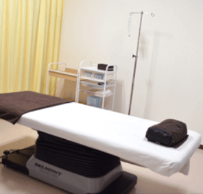 金沢中央クリニックの医療脱毛を受ける施術室