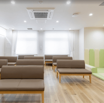 とりい皮膚科クリニックの医療脱毛を受ける前の待合室