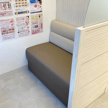 品川スキンクリニック 熊本院の医療脱毛を受ける前の待合室