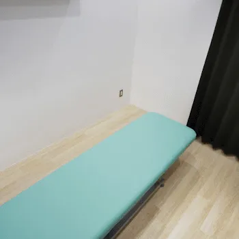 ブランクリニック 熊本院の医療脱毛を受ける施術室