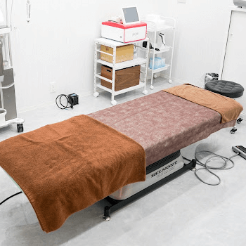 GLANZ CLINICの医療脱毛を受ける施術室