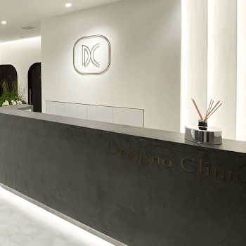 Designo Clinicの糸リフトを受ける前の受付