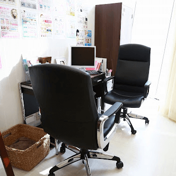 品川スキンクリニック 表参道院の糸リフトを受ける前の診察室