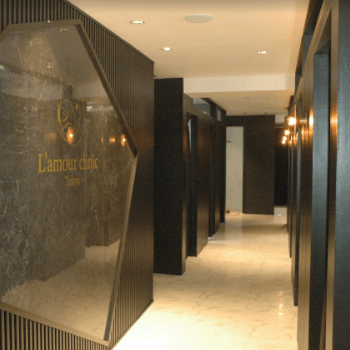 L’amour clinic Tokyo渋谷院の廊下の様子