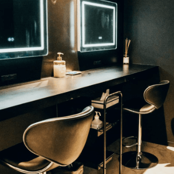 L’amour clinic Tokyo渋谷院の糸リフトを受けた後のパウダールーム