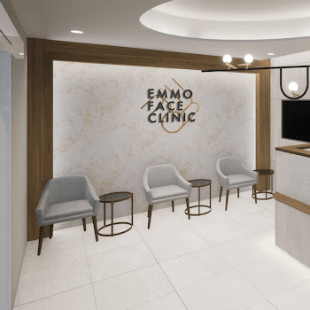EMMO FACE CLINIC 大阪梅田院の糸リフトを受ける前の待合室