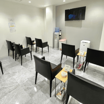 TCB東京中央美容外科 梅田3院の糸リフトを受ける前の待合室