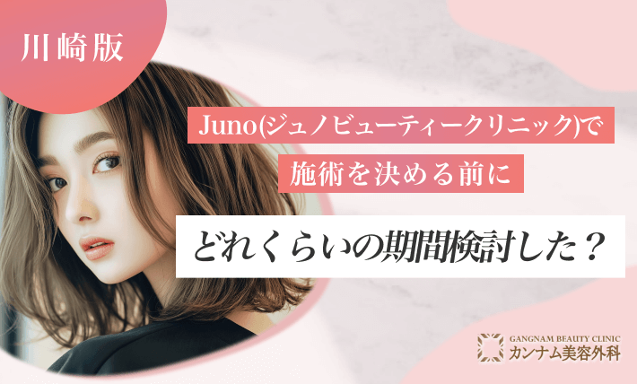 Juno(ジュノビューティークリニック)で施術を決める前に、どれくらいの期間検討した？