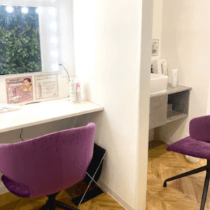 ビューティスクリニック 全国1院のシミ取りを受けた後のパウダールーム