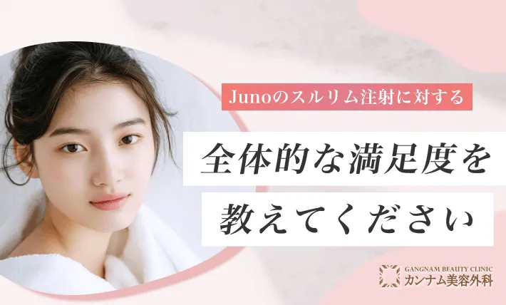 Junoのスルリム注射に対する全体的な満足度を教えてください