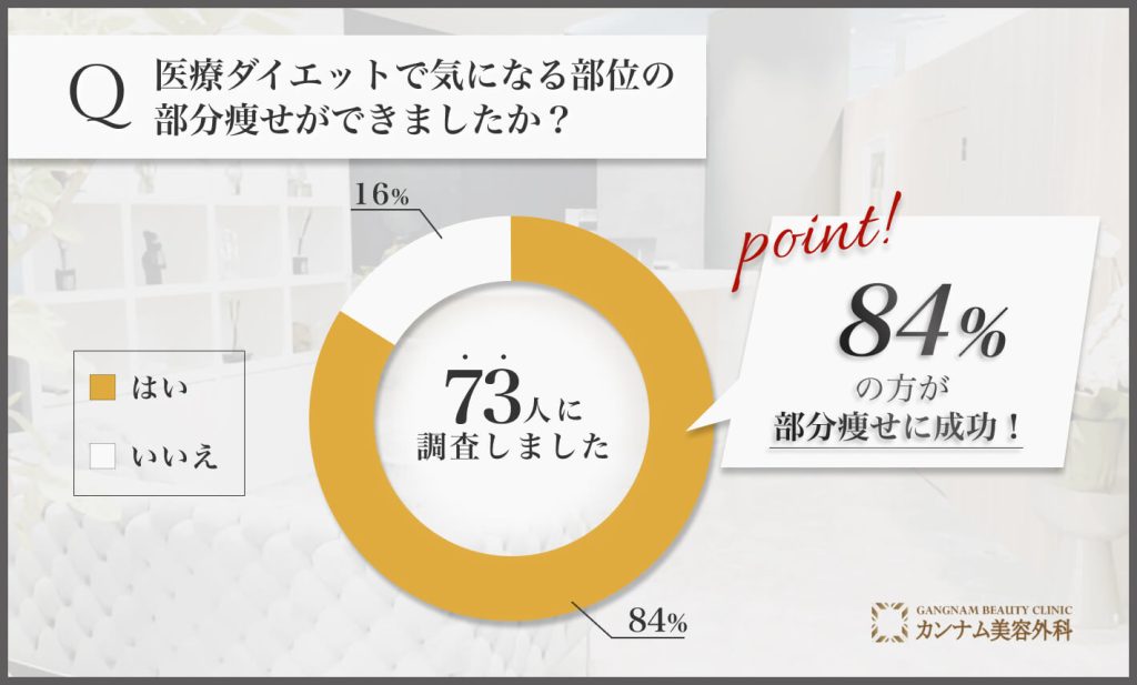 錦糸町の医療ダイエットで気になる部位の部分痩せに関するアンケート調査
