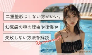 二重整形はしない方がいい。知恵袋の噂の理由や後悔や失敗しない方法を解説