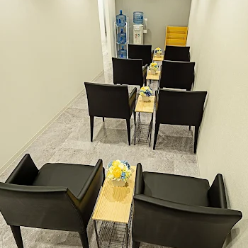 TCB東京中央美容外科 姫路院のクマ取り整形を受ける前の待合室