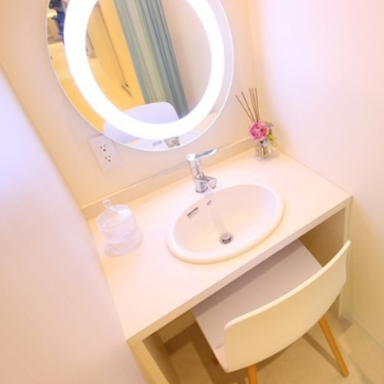 高崎TAクリニックの二重整形を受けた後のパウダールーム