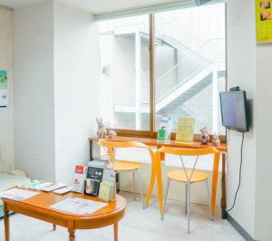 共立美容外科 仙台院のシミ取りを受ける前の待合室