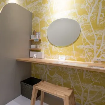 エルムクリニック 福岡院の医療脱毛を受けた後のパウダールーム