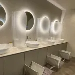 広島プルミエクリニックのシミ取りを受けた後のパウダールーム