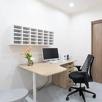 わかば皮ふ形成クリニックの二重整形を受ける前の診察室