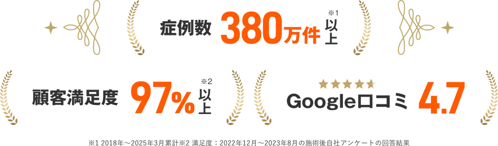 レジーナクリニック　実績