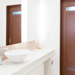 しまだ皮ふ科クリニックの医療事務を受けた後のパウダールーム