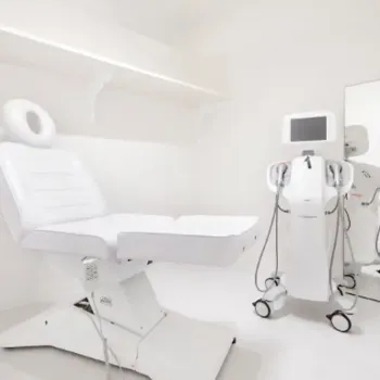 カラーグランツクリニックの医療脱毛を受ける施術室