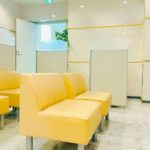 共立美容外科 名古屋院のシミ取りを受ける前の待合室