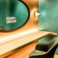 HAAB DREAM BEAUTY CLINIC 大阪梅田院の二重整形を受けた後のパウダールーム