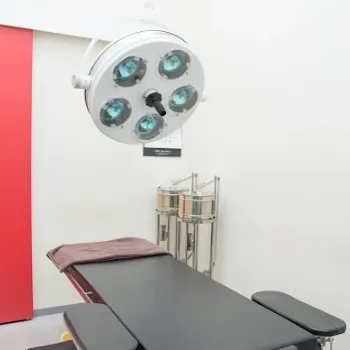 大阪雅美容外科の二重整形を受ける施術室