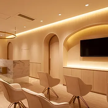 ユア美容クリニック 大阪院の二重整形を受ける前の待合室