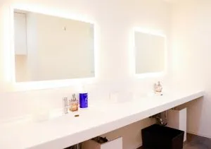 プライベートスキンクリニックのシミ取りを受けた後のパウダールーム