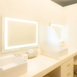 アリエル美容クリニック 埼玉1院のクマ取りを受けた後のパウダールーム