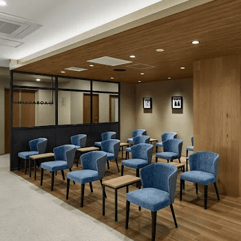 あおばクリニック 渋谷2院の医療脱毛を受ける前の待合室