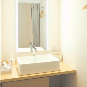 ルシアクリニック 渋谷院の医療脱毛を受けた後のパウダールーム