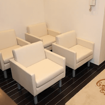 新宿マリアクリニックの医療脱毛を受ける前の待合室