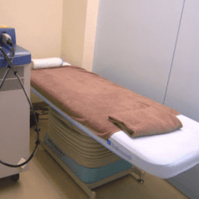 西新宿皮フ科クリニックの医療脱毛を受ける施術室