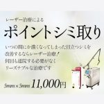 城本クリニックのポイントシミ取り