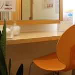 城本クリニック 名古屋院のシミ取りを受けた後のパウダールーム