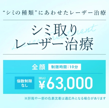 TCBシミ取りレーザー治療