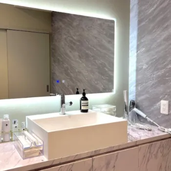 ドクター医療ボディクリニックの医療ダイエットを受けた後のパウダールーム