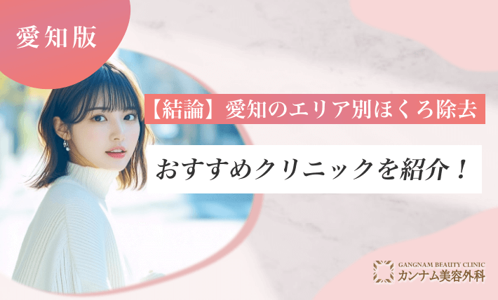 【結論】愛知のエリア別ほくろ除去おすすめクリニックを紹介!