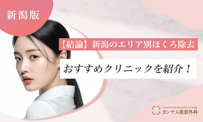 【結論】新潟のエリア別ほくろ除去おすすめクリニックを紹介!