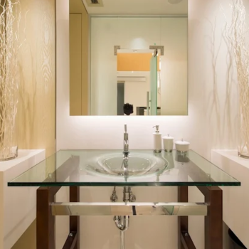 みやもと美容クリニックのほくろ除去を受けた後のパウダールーム