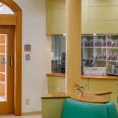 皮膚科 岡田医院のほくろ除去を受ける前の受付