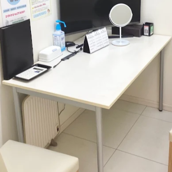 フェミークリニック 全国7院のシミ取りを受ける前の診察室