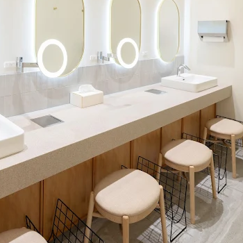 シロノクリニック 全国3院のシミ取りを受けた後のパウダールーム